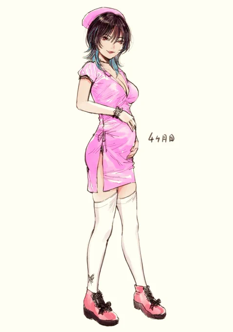 ウルフカットで妊娠四か月めのフェラチオ外来で働くナースさんは好きですか? 
