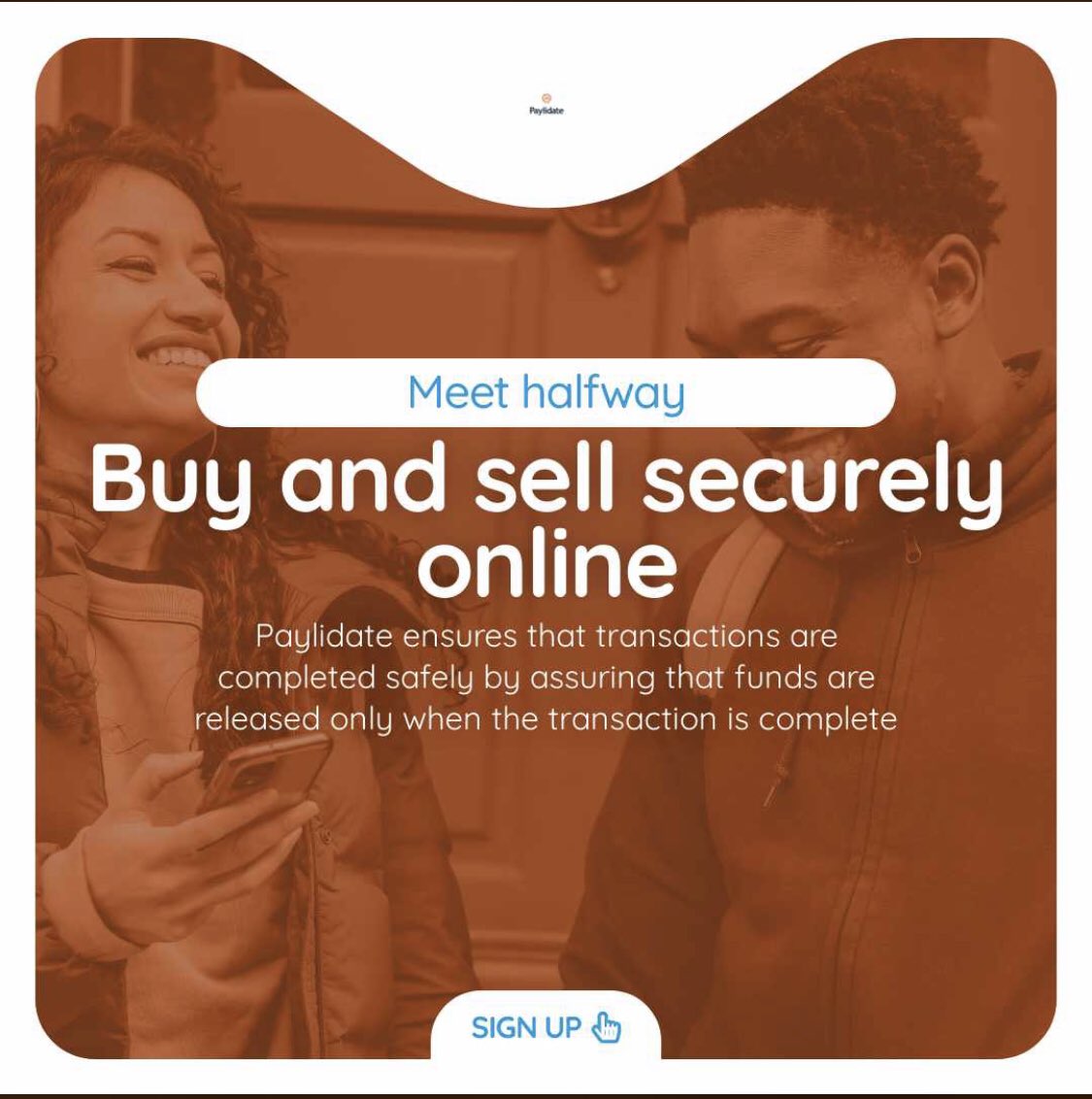 paylidate's tweet photo. Paylidate ensures that transactions are completed safely by assuring that funds are released only when the transaction is complete.
Buy and sell securely online with PAYLIDATE. Sign up today.
#Wednesdayvalidation #paylidate #Paymentvalidation #Meethalfway https://t.co/5HLan9j718