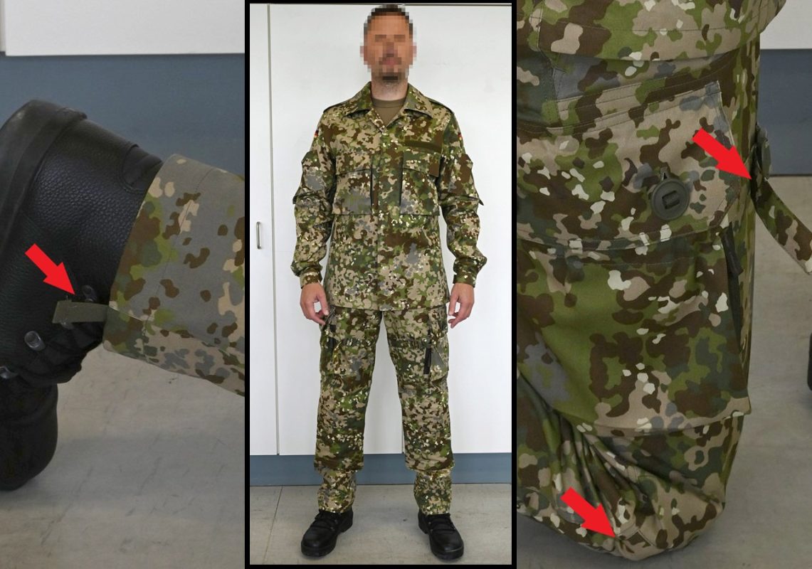 迷彩戦闘服 破れあり ドイツ軍