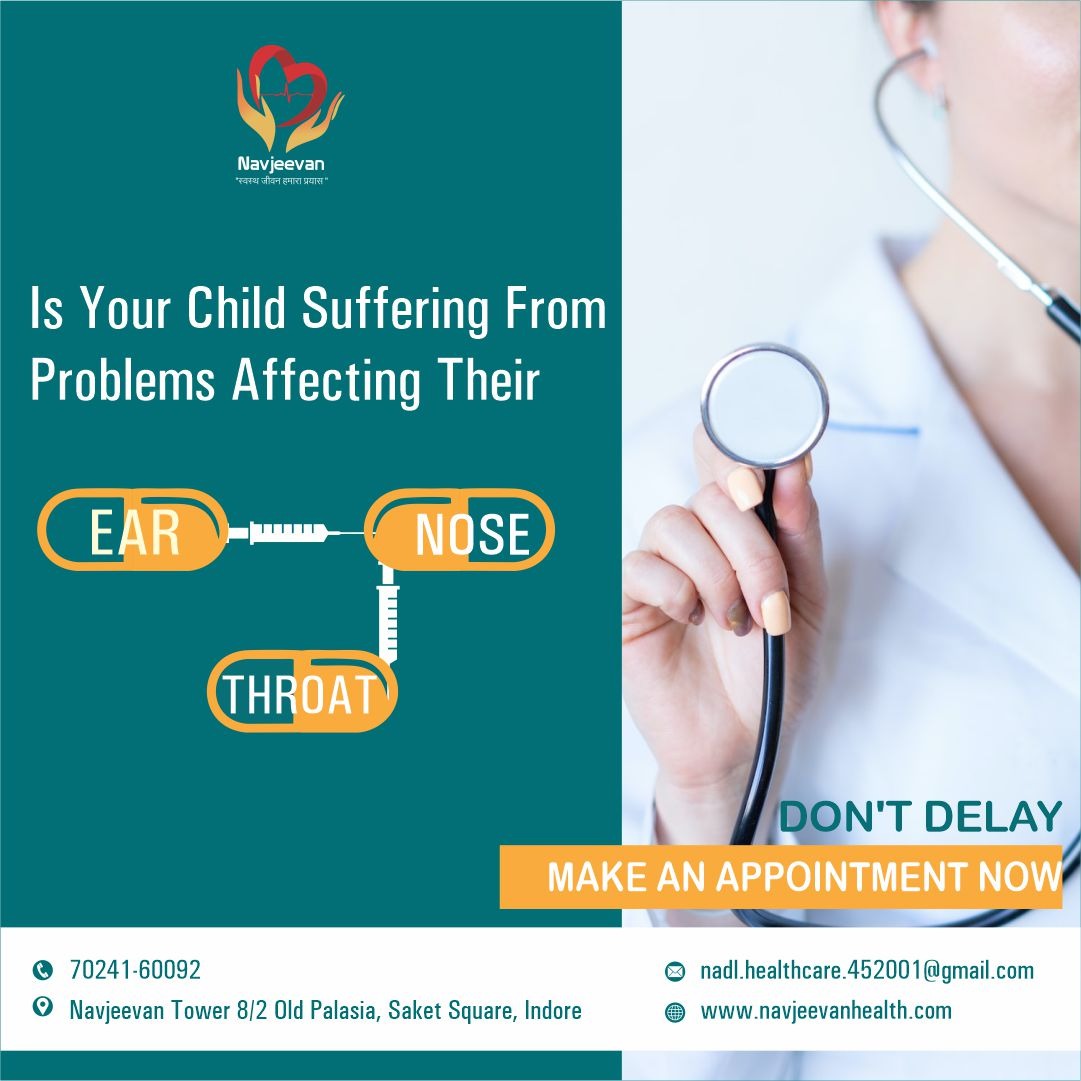 NavjeevanHealth's tweet photo. ENT problems are ear, nose, and throat disorders which are among the most common issues due to which children visit doctors.‍
Children may have difficulty performing daily activities due to ENT problems.

#ear #nose #throat #child #nadl #navjeevan #diagnosticcentre https://t.co/1tXoNxduDK