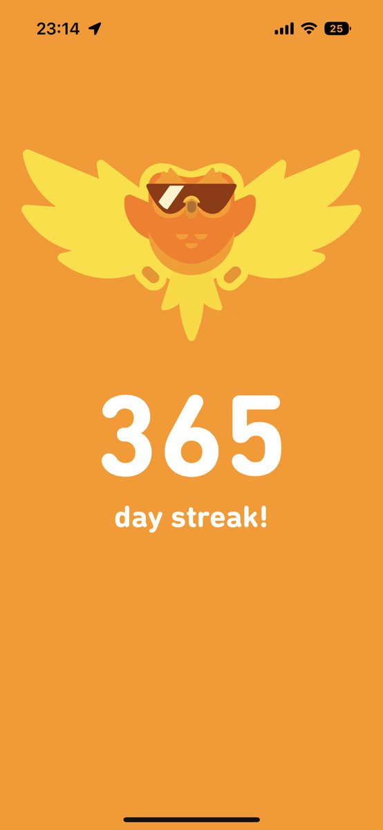 aPokespokes TL50 x 2 (40x23) (@aPokespokes) on Twitter photo 2023-01-18 10:34:06 In other non-PoGO news… I am SUPER proud of this! 🤩 365 days of Spanish lessons 💪🏻
Still have no confidence speaking it 🙊 but can read and understand it pretty well, even turn off the subtitles on Spanish TV shows sometimes 😁
#Duolingo #duolingo365 #LanguageLearning #GoMe In other non-PoGO news… I am SUPER proud of this! 🤩 365 days of Spanish lessons 💪🏻
Still have no confidence speaking it 🙊 but can read and understand it pretty well, even turn off the subtitles on Spanish TV shows sometimes 😁
#Duolingo #duolingo365 #LanguageLearning #GoMe