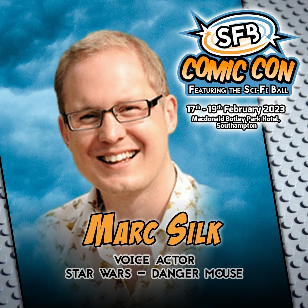 We are delighted to welcome Marc Silk as our next guest. You may not recognise the face but you will definately have heard his voice.
His   work includes Aks Moe in The Phantom Menace, Danger Mouse, The Pingu Show, Go Jetters, Strange Hill High, Chicken Run and  Bob the Builder.