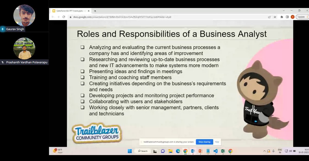 A slide on the roles and responsibilities. You will get to know a lot through this session.
<a href="/pvardhanp/">Prashanth Vardhan P</a> <a href="/gauravp_singh/">Gaurav Pratap Singh</a> #vjaPUG
