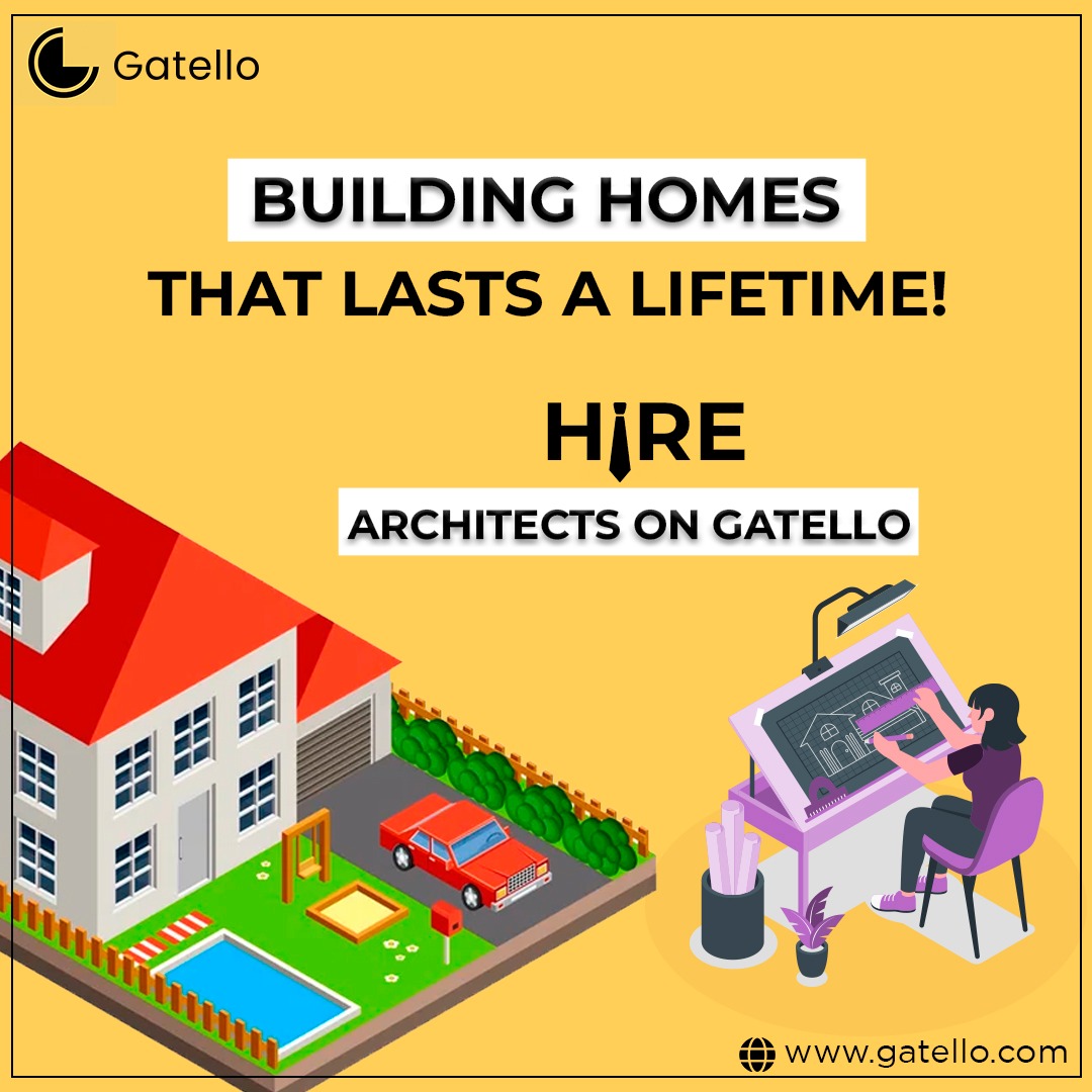 Your house stays with you and your family from generations to generations. Build your house with A-1 achitecture firms from Gatello's extensive list, by choosing the one that suit your the best.

#gatello #architects #visualarchitects 
#architect #residentialarchitects
