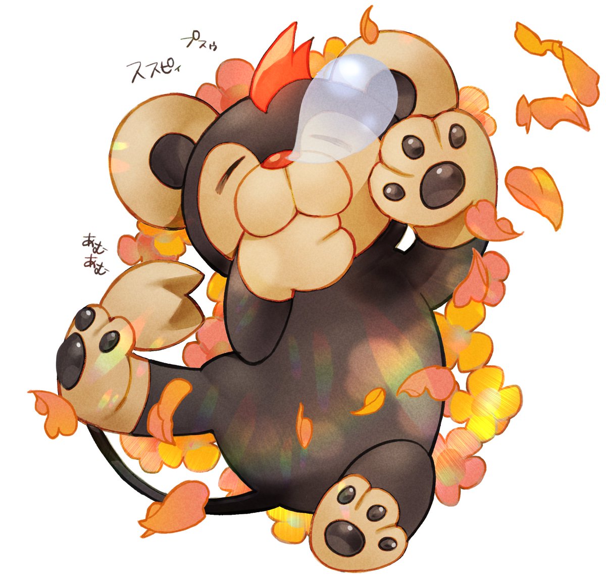 ポケモン「お昼寝するシシコ#ポケモンSV  #ポケモンと生活 」|りこぴん🍃Illustrator/VTuberのイラスト