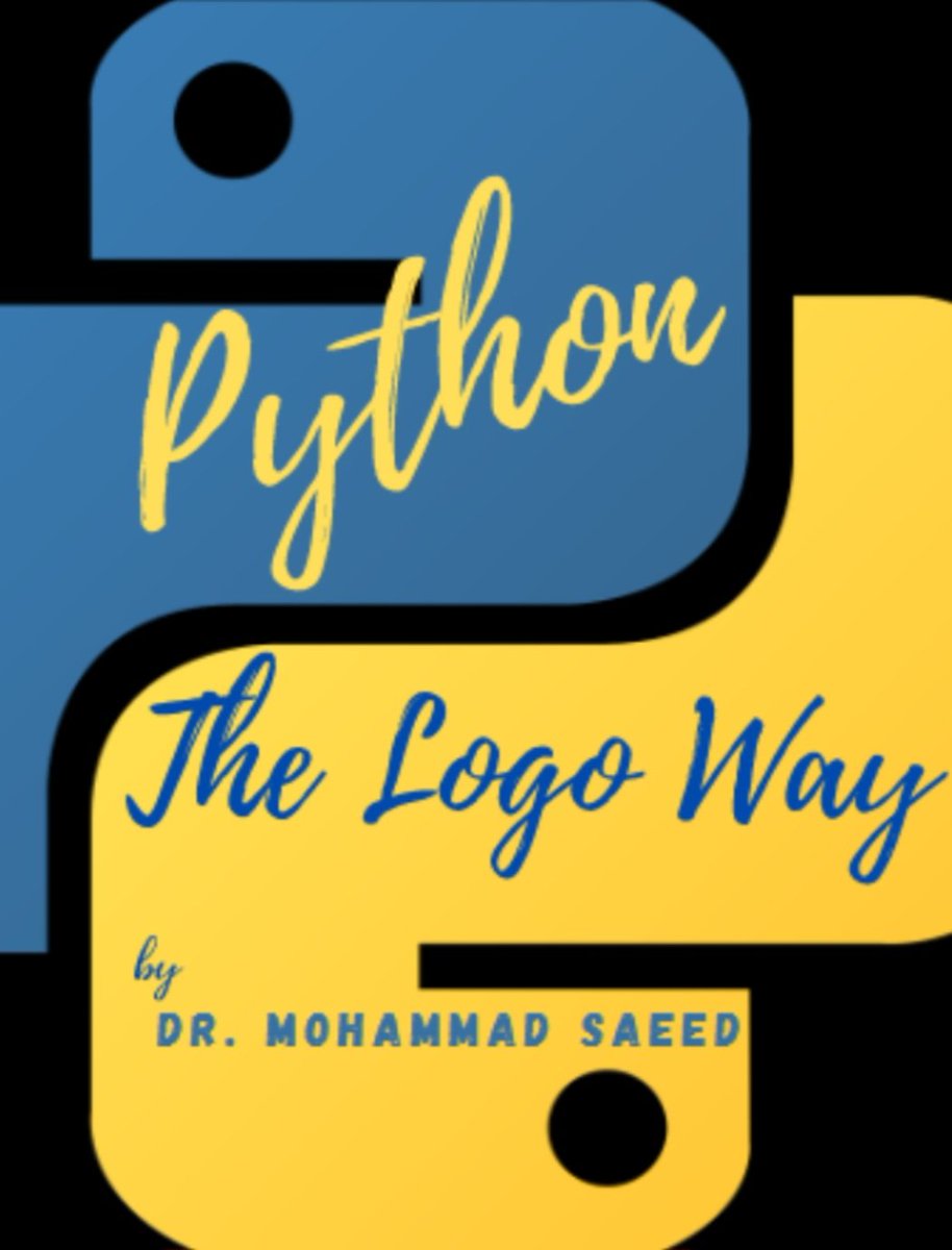 Python the Logo Way ... this freely available resource (book) is now only a click away at #ImmunoCure website.

Enjoy learning computer programming from the very basics to making games, GUI interfaces, and doing science.

immunocure.pk/python-the-log…