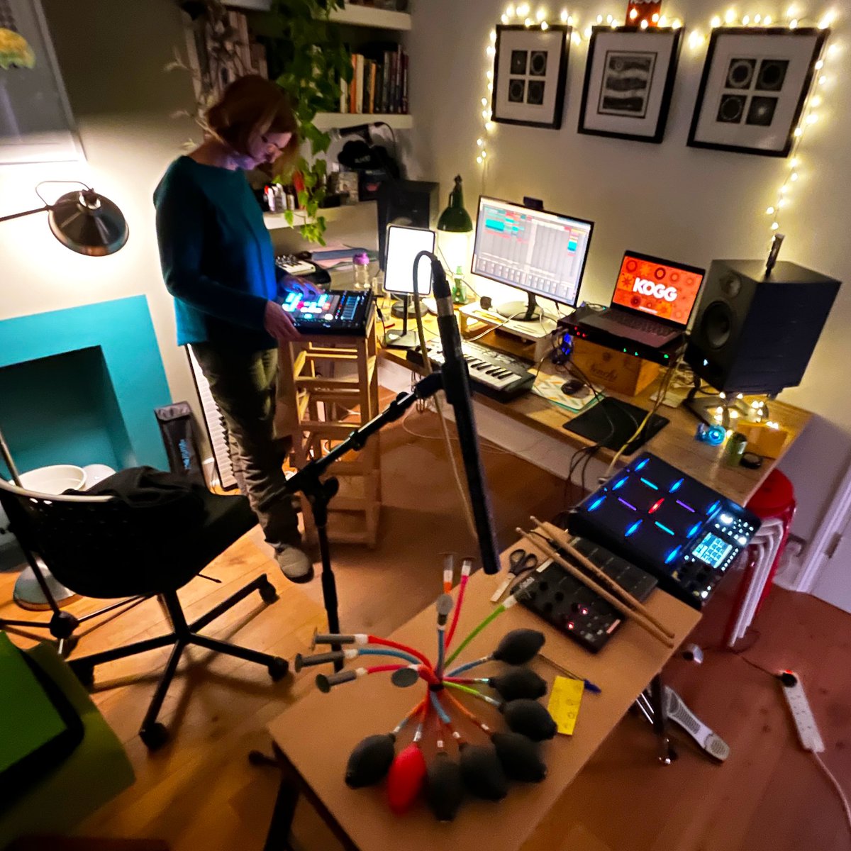 KoggMusic's tweet photo. Happening tonight! KOGG are performing in @nonclassical Battle of the Bands!
@Moth_Club Hackney at 7.00. Come down!
Tickets here....https://t.co/nd5eHVbzPy #expermentalmusic #ableton #composing #weirdinstruments #electronicmusic #womenmusicians #womencomposers https://t.co/cutbJWlwH0