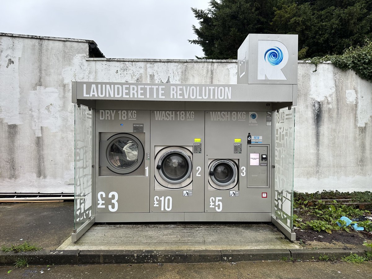 Here it is. The spirit of innovation. Capital's constant, restless push for the new. Imagination unleashed. The raw Promethean spirit of the entrepreneur for whom NOTHING is impossible. An unstoppable force. OUTDOOR LAUNDERETTES. trib.al/xR0npuH