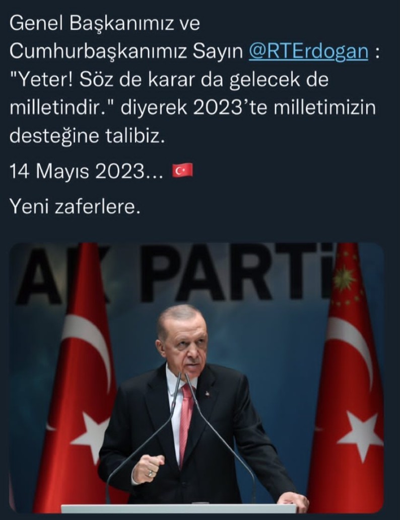 zlemKay14's tweet photo. 🇹🇷 Recep Tayyip ERDOĞAN 🐞 Cumhurbaşkanlığı 🇹🇷🇹🇷🇹🇷🇹🇷💡 https://t.co/ekJqLwPlhg
