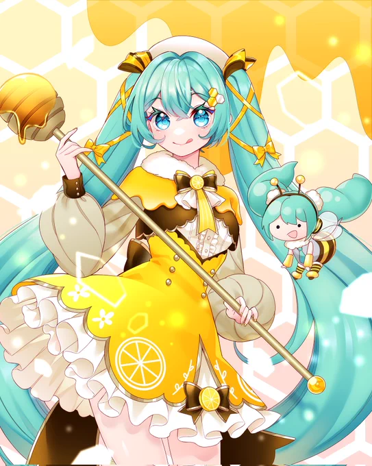 蜂蜜ミクさん 
