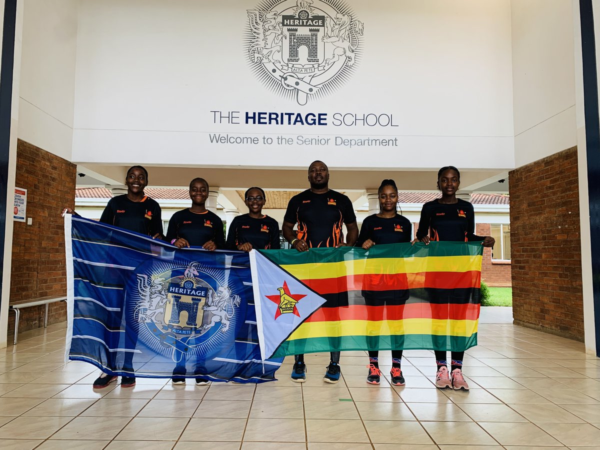 HeritageZW's tweet image. Five of our hockey players represented the Zimbabwe 🇿🇼 Flames u13s and u14s hockey teams. The team together with other selected pupils across the country traveled to Cape Town South Africa to participate in the annual PSI international Indoor hockey tournament this past December.