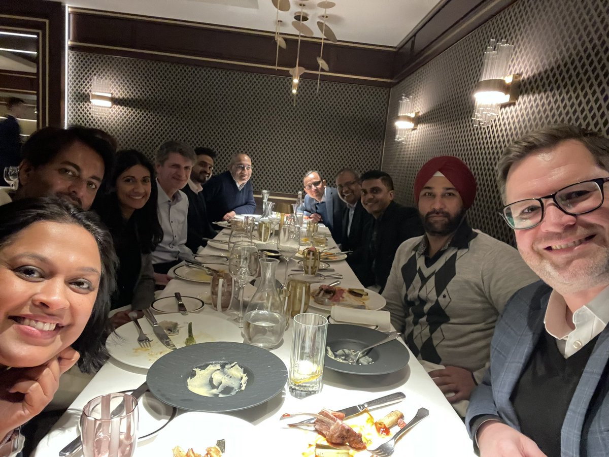 Enjoyed catching up with this talented, intelligent team last night!  "Talent wins games, but teamwork and intelligence win championships." – Michael Jordan #teamwork #transformation #technology #banking #london <a href="/Harpreet2808/">Harpreet Singh</a> <a href="/Genpact/">Genpact</a> <a href="/11squaredS/">Saipriya Natarajan</a> <a href="/KeswaniMunish/">Munish Keswani</a>