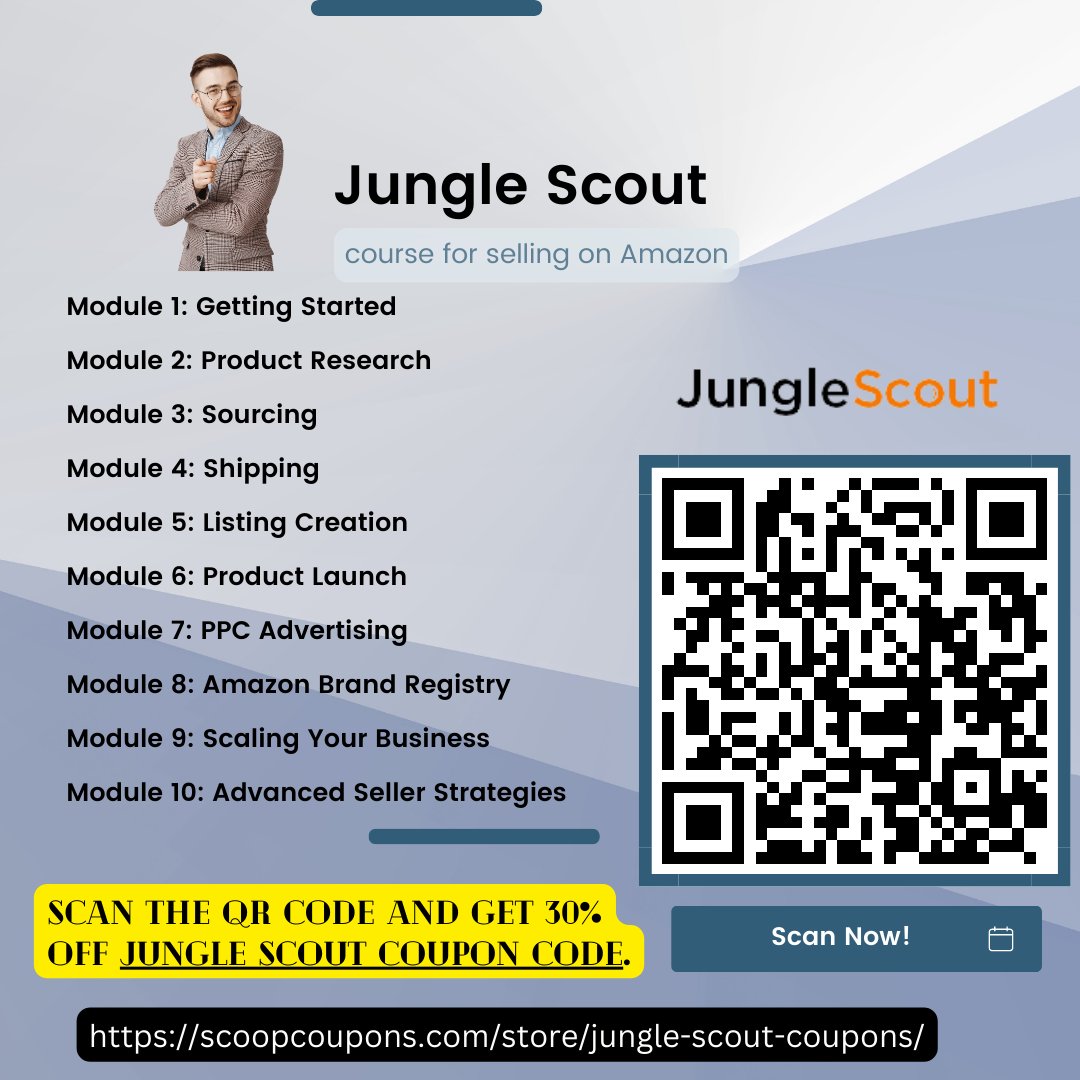 dansmith211011's tweet image. Jungle Scout course for selling on Amazon
#JungleScout #course #sellingonAmazon #ecommerce #income #OnlineShopping #Coupons #Deal #Offers #Discounts #ScoopCoupons #Corona #Safe
Scan the QR Code and get 30% off Jungle Scout Coupon Code. 👇👇👇👇👇👇👇👇👇
scoopcoupons.com/store/jungle-s…