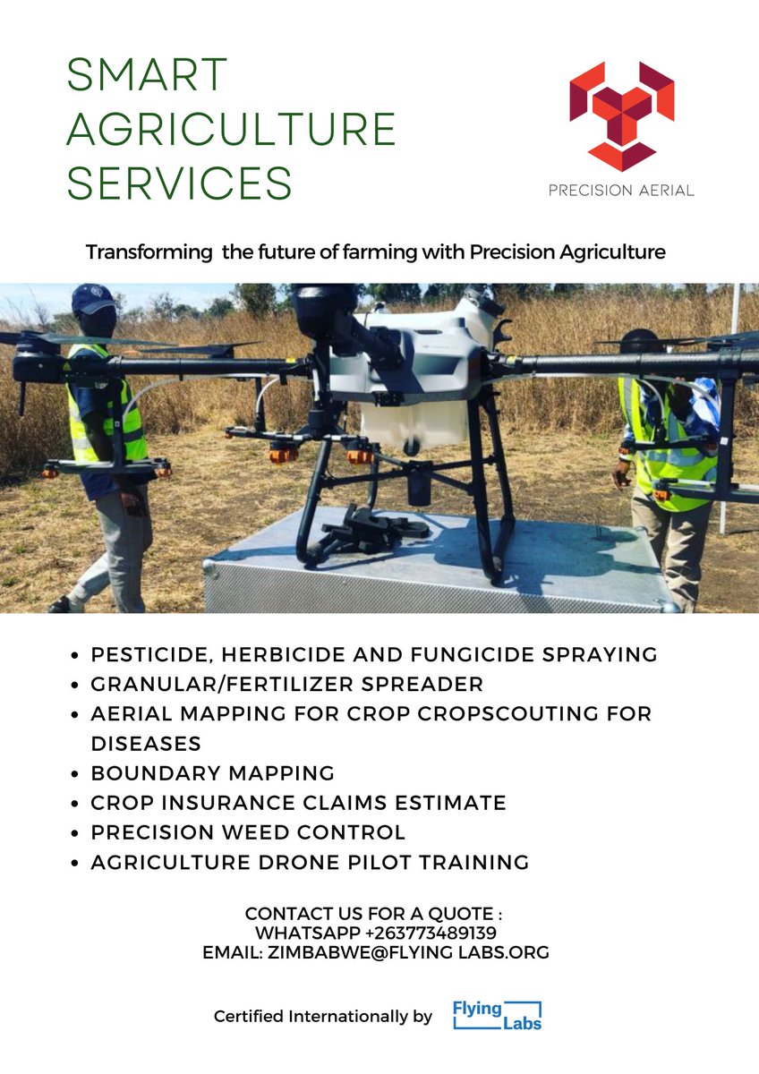 Precision Agricultural is the present and future of food production.

#agriculture #smartfarming #drones #precisionagriculture