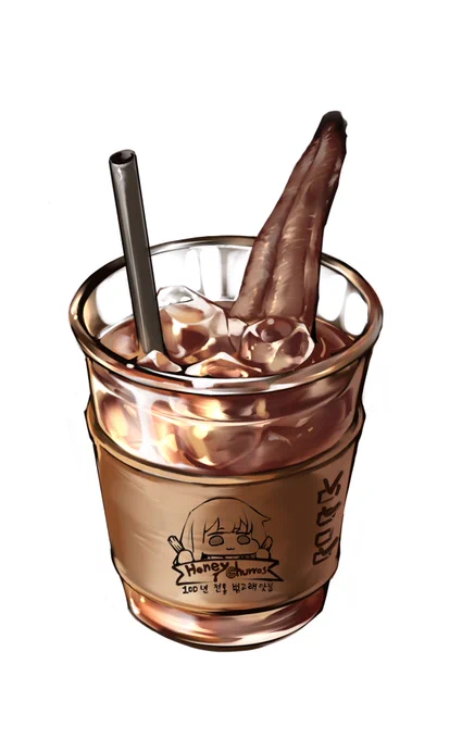 #HoneyChurros_ArtIce Gwamericano 