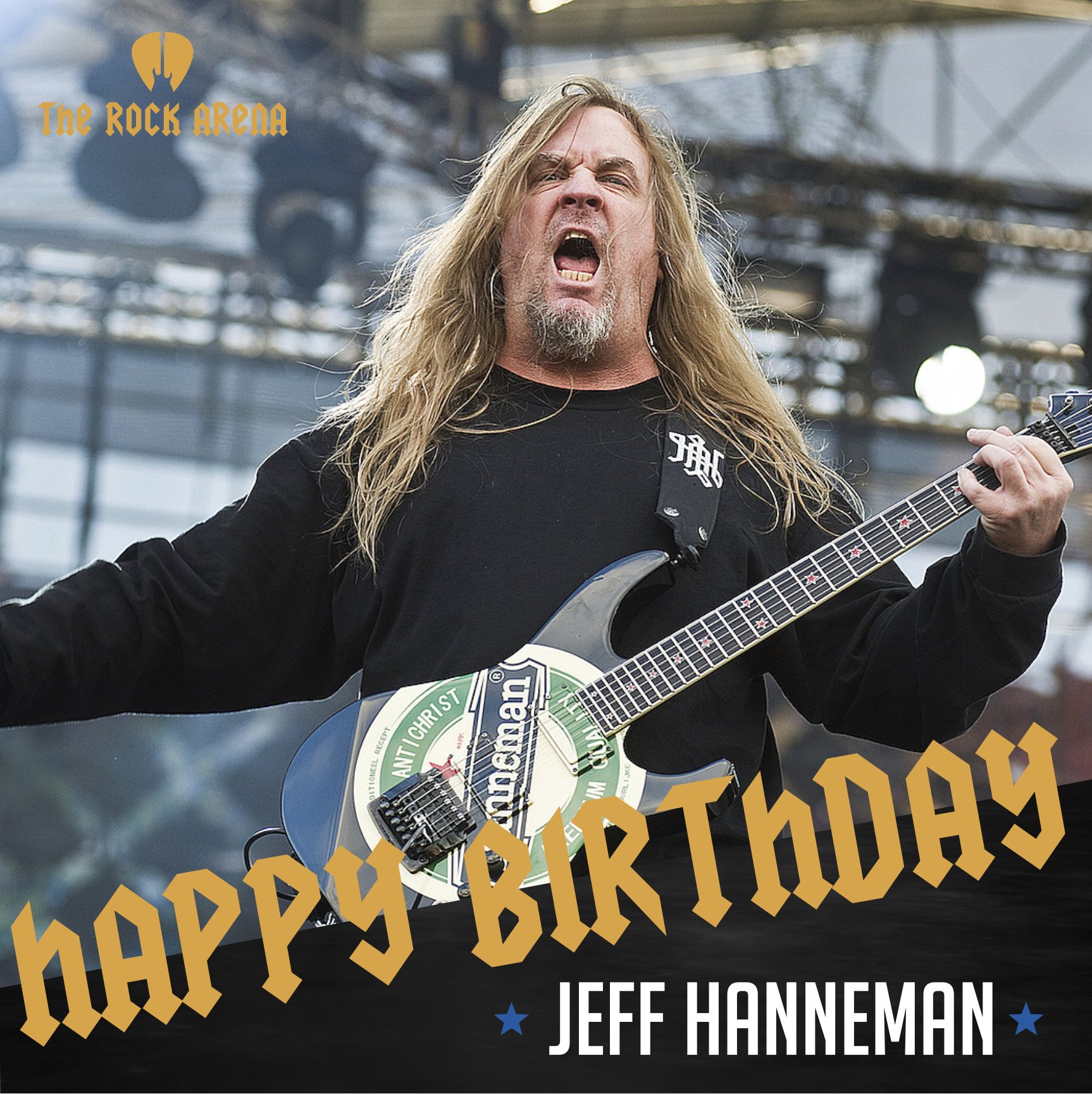 Happy Birthday to a metal master, Jeff Hanneman on what would have been his 59th birthday. 