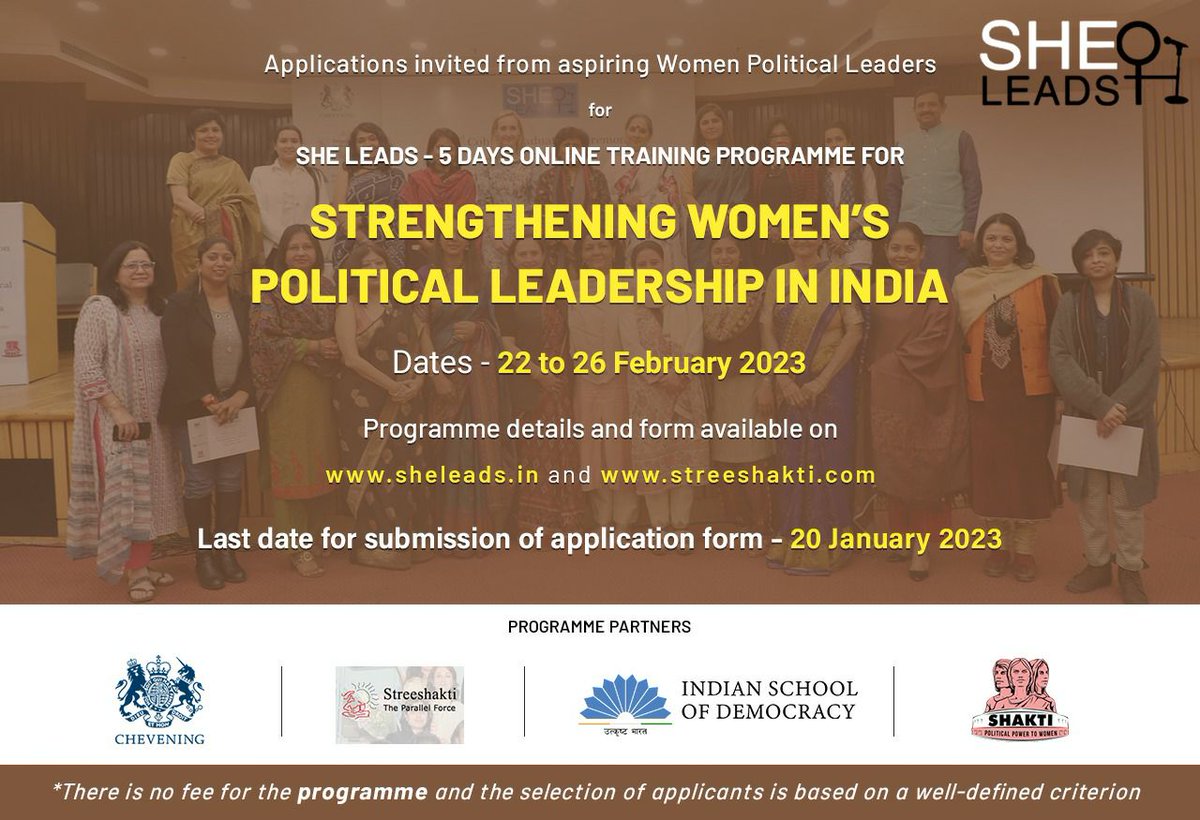 She Leads (India) tweet media