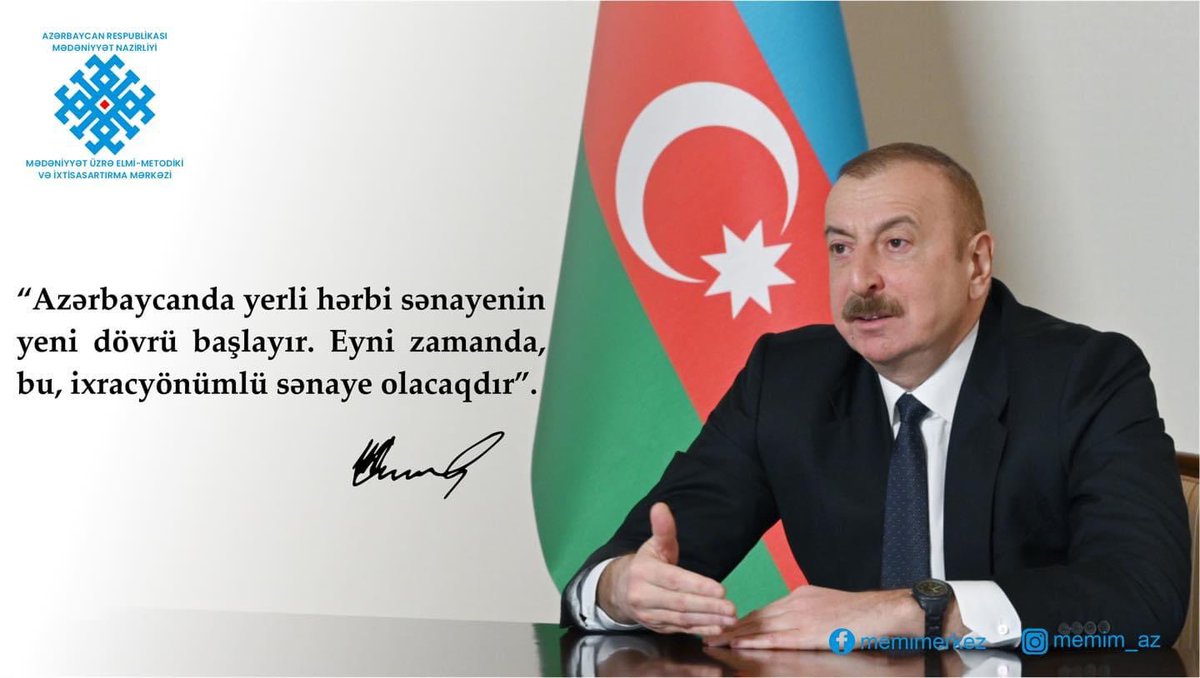 SadaKHALAFBAYLI's tweet photo. #MEMIM #Mədəniyyət #Öyrən #Faydalan #Azərbaycan #İlhamƏliyev https://t.co/mOjsD1O4PM