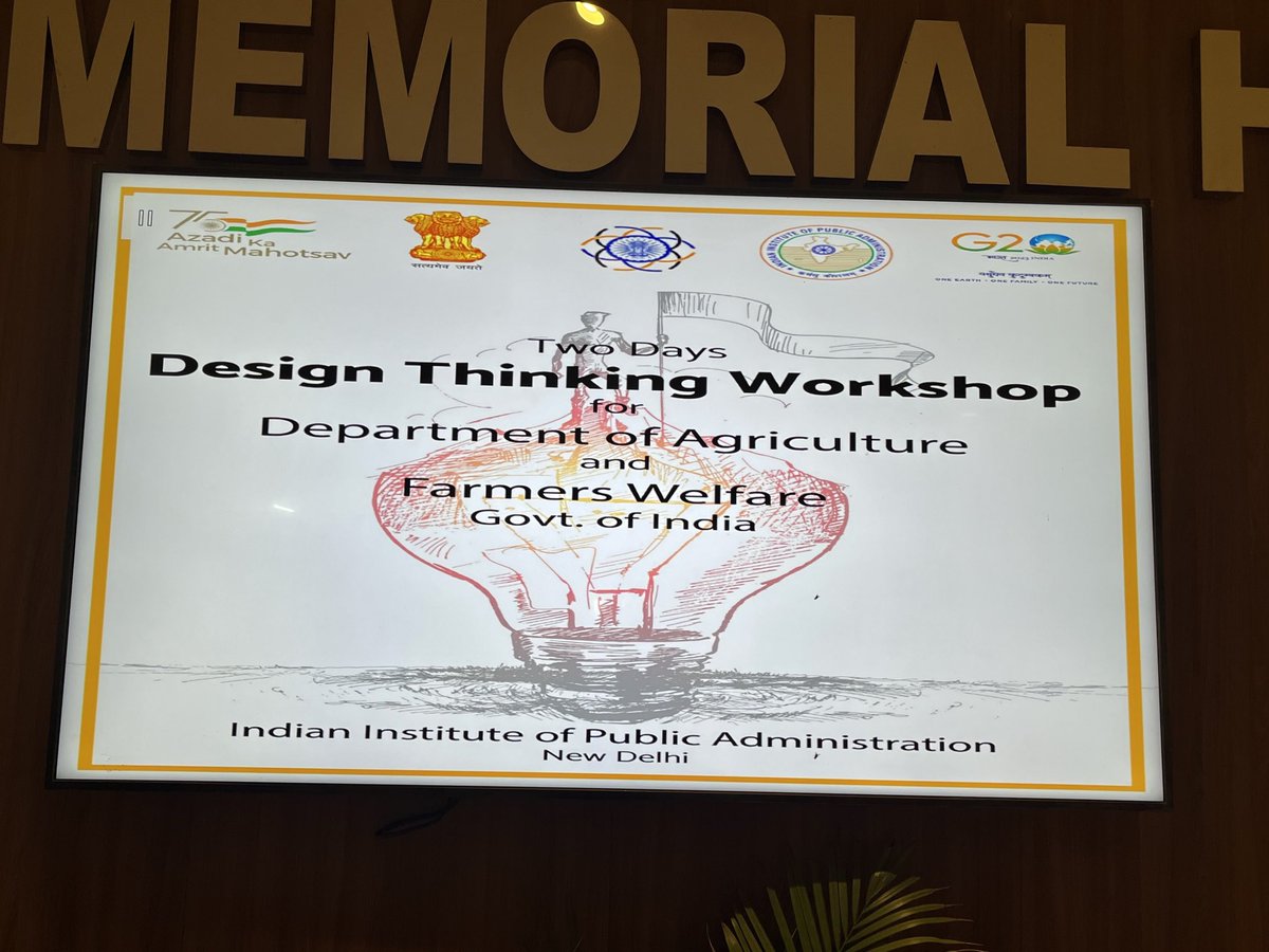 RBakshee's tweet photo. #DesignChange Prog hosted by #CapacityBuildingCommission and partnered by @iipa9 ,TRIF &Bharat Design Lab .Prof #PatrickWhitney ,#HarvardDesignLab takes session with officials of @AgriGoI @SecyAgriGoI https://t.co/Pmzkr3VtDE