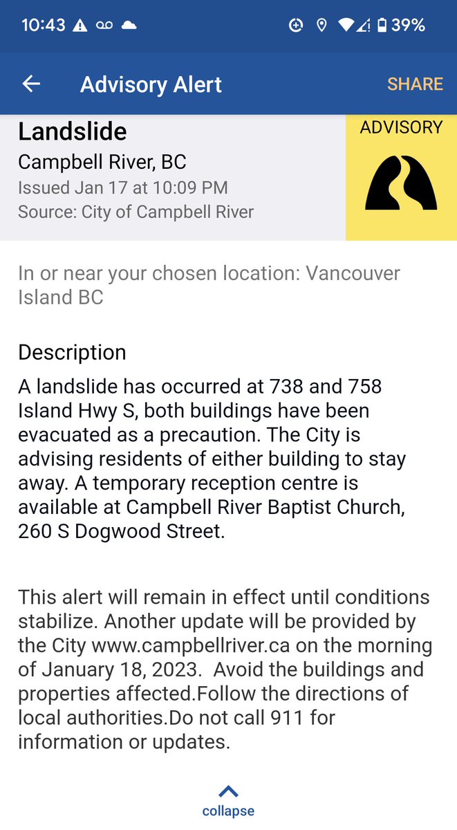 h_reyth's tweet photo. #BC
#VancouverIsland 
#CampbellRiver
#BCStorm
#landslide

Yikes! https://t.co/LXSm9fBvZ0