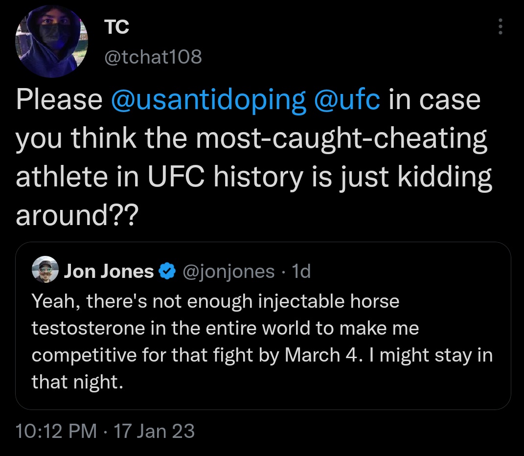 Jon Jones tweet media