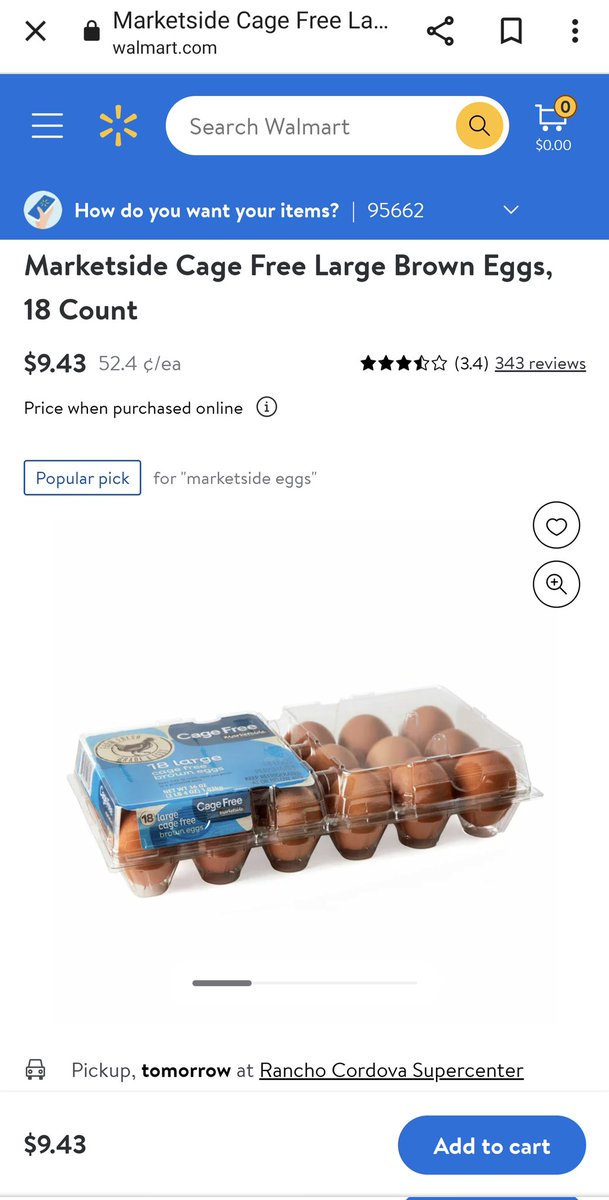 JoshNewYorkCity's tweet photo. @donlemon That's nothing, @Walmart is selling eggs for $9.43 https://t.co/IqkXBVRg9d