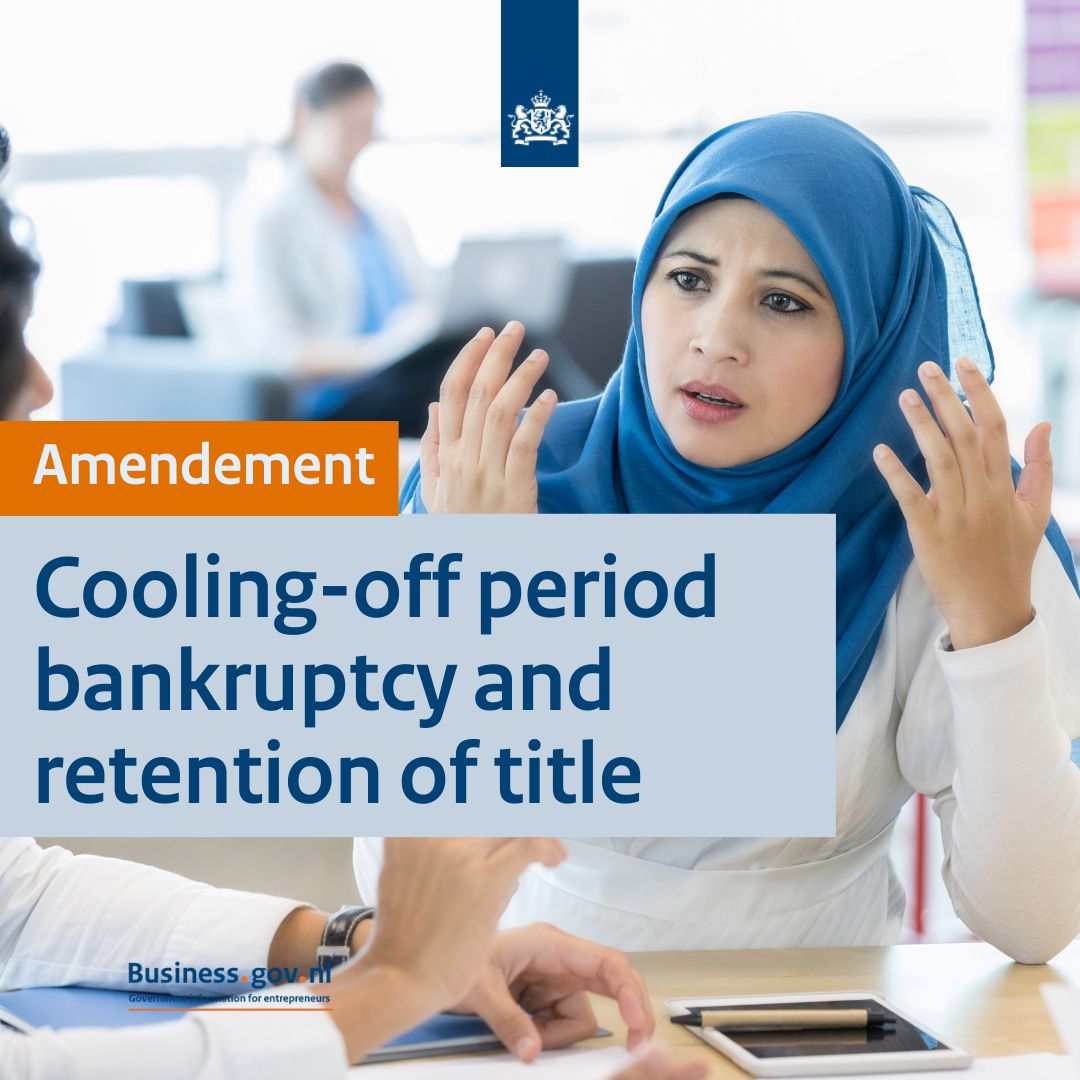 BusinessGovNL's tweet photo. Is your customer bankrupt and is there a mandatory cooling-off period? During this period, you cannot claim any money or goods from your customer.

Learn more about it here ⬇️
https://t.co/1rQujvHsYf

#bankrupt #coolingoff #business #entrepreneur https://t.co/DtX1QGpFl8