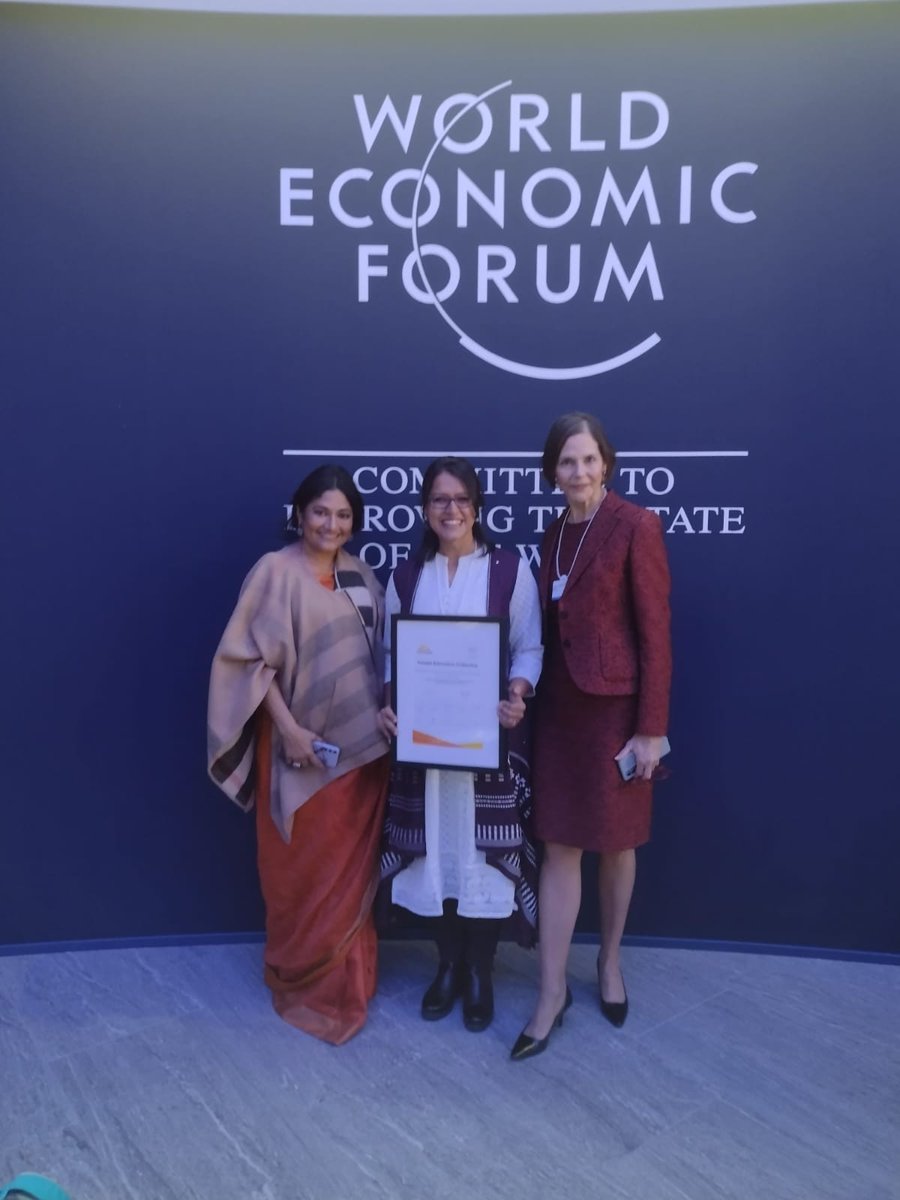 Singh92Saurabh's tweet photo. All about this evening &amp; this moment that will be cherished forever!! Grateful to @schwabfound for the global platform at @Davos #Gratitude @mantra4change
 @SanjhiSikhiya @samarthya_org 
 #schwabfound #wef23 #collectivesolcialinnovation #schwab @harjotbains @SchoolEduPunjab https://t.co/mnTFnkhcm3