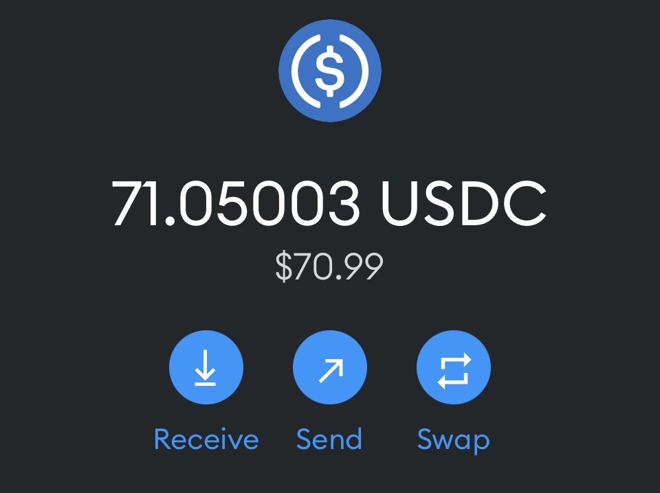 CryptoVixen69's tweet photo. I’m loving holding my #BitGold in my wallet as I get paid #USDC without staking. #ChadCommunity $BG #BuildingWealth #MillionaireMaker https://t.co/HZIp5bgoOW