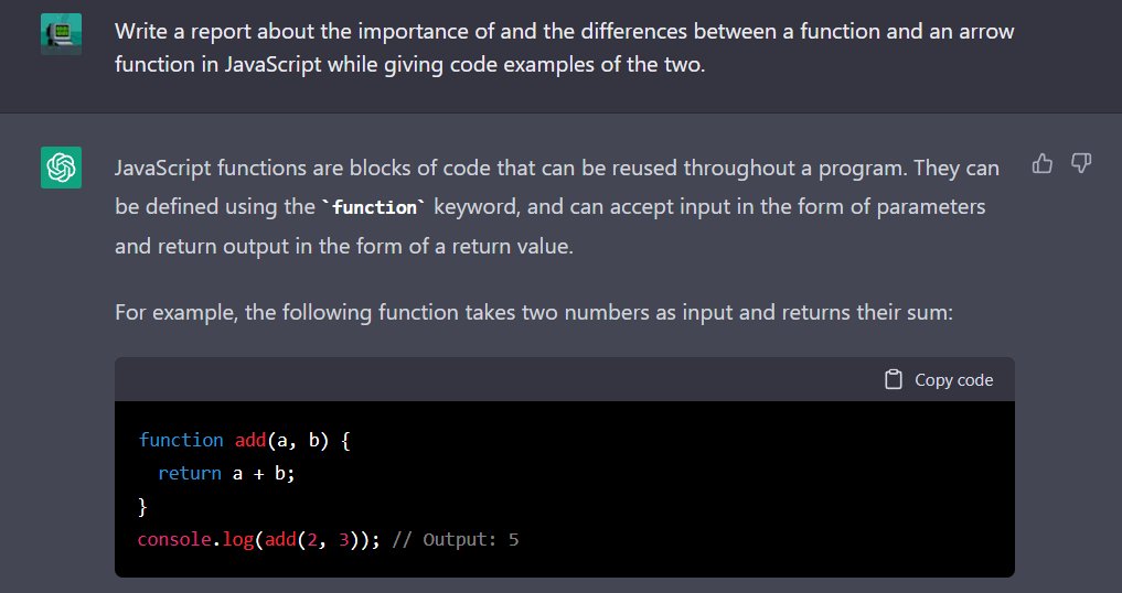 myabdi4's tweet photo. Challenging #ChatGPT #javascript #functions #arrowfunctions .. thread https://t.co/qLIuuRJZrQ