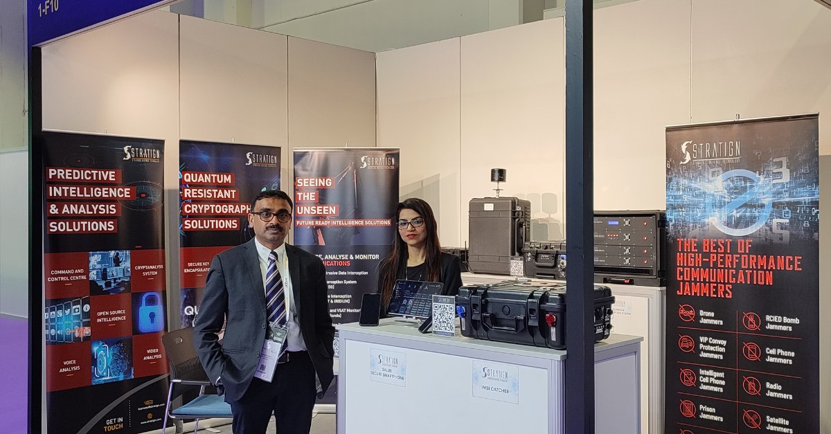 stratign's tweet photo. 𝐃𝐚𝐲 𝟐
Welcome to the second day of 𝗜𝗻𝘁𝗲𝗿𝘀𝗲𝗰 𝟮𝟬𝟮𝟯 in 𝗗𝘂𝗯𝗮𝗶.
We look forward to your visit at Hall 1, Stand 𝟭-𝗙𝟭𝟬.
𝐊𝐧𝐨𝐰 𝐦𝐨𝐫𝐞: https://t.co/nDoIktKzEo
#stratign #intersec2023 #intersec #COMINT #Comsec #Comjam #OSINT #c4isr https://t.co/uUh0CXHZBV
