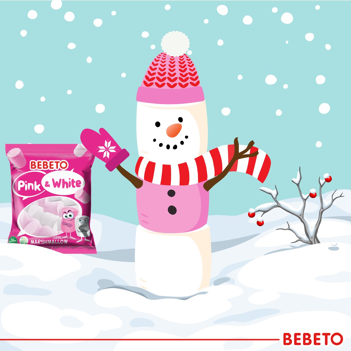 Bebeto Yumuşak şeker dünyasında kar her yeri kaplamaya başladı. Şimdi oyun zamanı! Bebeto Pink&amp;White Marshmallow ile eğlenceyi keşfet!

#Bebeto #YumuşakŞeker #EğlenceyiBaşlat #Marshmallow