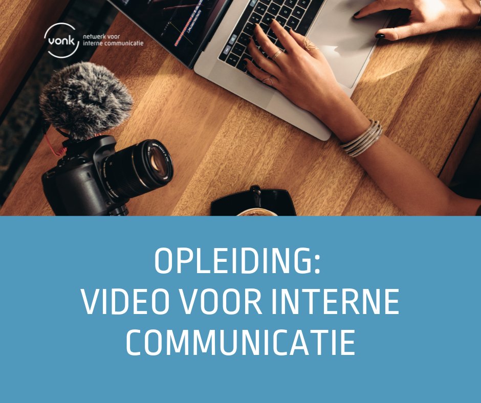 Video's zijn niet meer weg te denken uit de communicatiemix. 
Gelukkig kan het ook zélf. Hoe? 

Dat ontdek je tijdens de opleiding video voor interne communicatie. 

Wil jij erbij zijn? Bekijk de info op ow.ly/tIrp50Mq8UV

#video #internecommunicatie #training