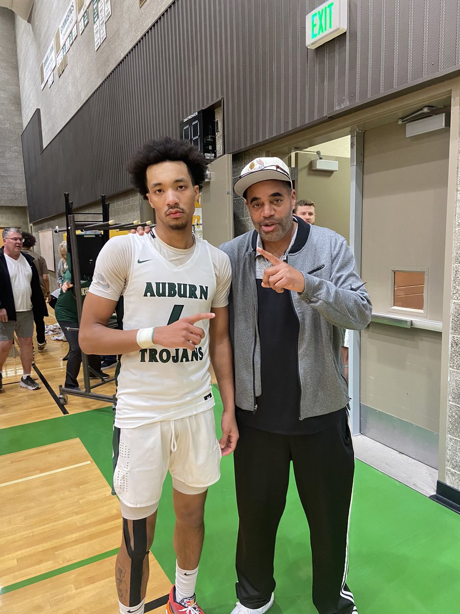 HS Boys 2023 Semaj Brown 6’5 F Auburn scored career high 24pts tonight to lead Auburn over tough Kent-Meridian Team. <a href="/BrownSemaj4/">Semaj Brown</a> one of the best unsigned seniors in the class.