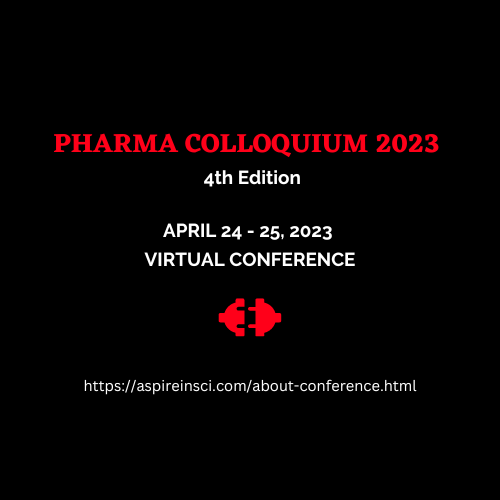 Announcement:
aspireinsci.com/about-conferen…

#Pharmaceutical #pharmacology #pharmaceuticalmanufacturing #pharmameetings
#2023pharmaconference #toppharmaconference