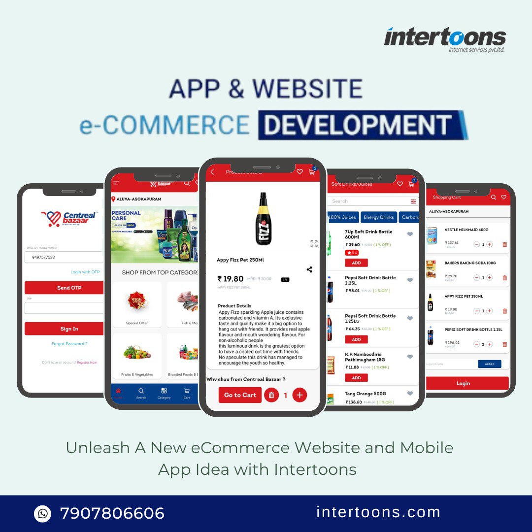 intertoons's tweet image. Ecommerce apps are the future business, We do grocery delivery app development, retail app development , B2B App development and more.
#websitesdevelopment #websitedesigndevelopment #developmentwebsite #websitedevelopmentcompany #websitedevelopmentservices #websitedevelopments