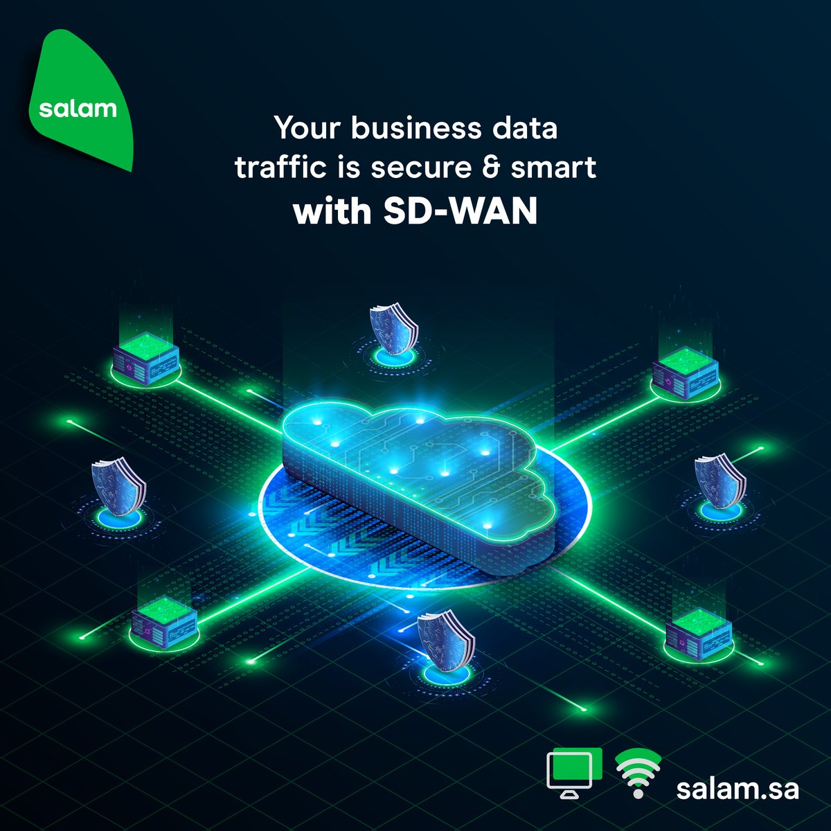 SalamBusiness's tweet photo. Managed SD-WAN Services managed by our experts in the #Salam cloud data center can boost your business productivity and ensure the smooth flow of information at a low cost.
#WhereYouConnect https://t.co/UQ47ndvFJN