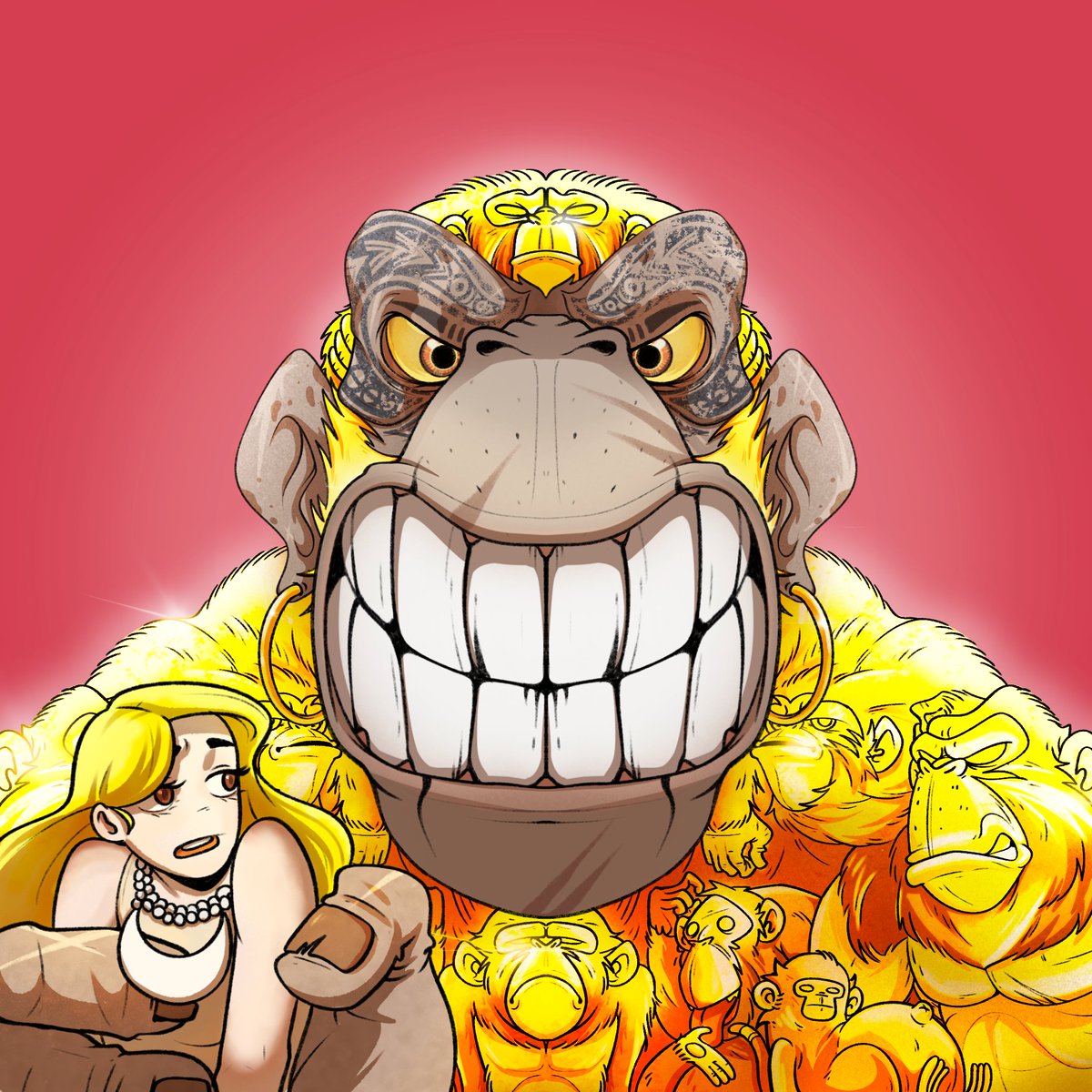 Gold Apes Prefer Blondes