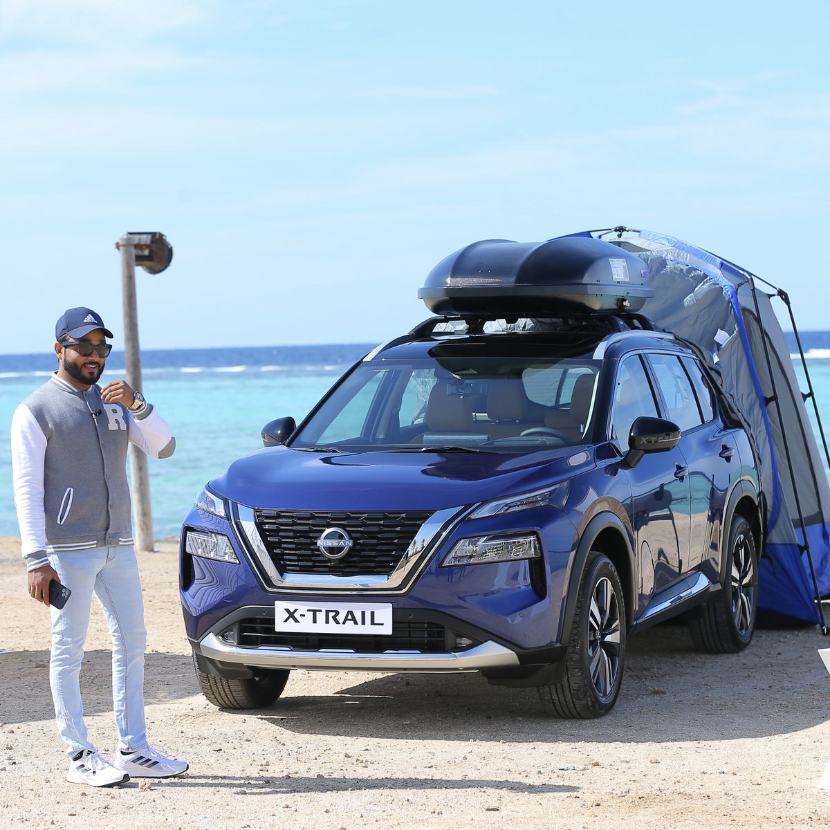 NissanME's tweet image. جانب من تجربة قيادة نيسان أكس-تريل 2023 الجديدة كلياً مع ضيوفنا من الإعلاميين 😎
#تحدّ_المألوف

An exciting test drive of the All-New 
!X-Trail 2023 with our media guests #DefyOrdinary