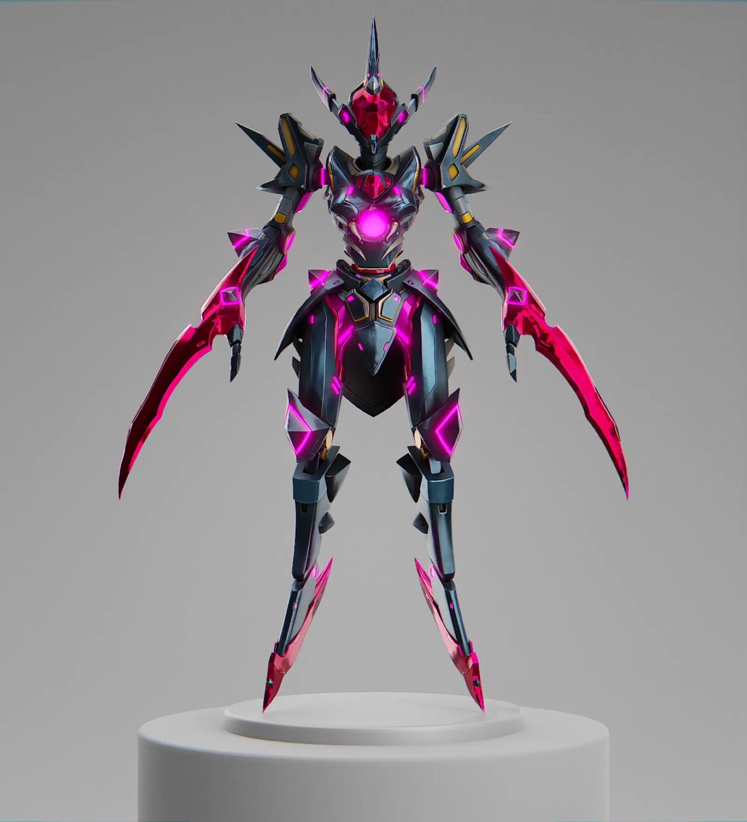 pranksy's tweet photo. These @CyberBrokers_ mechs are crazy, do you have any completed mechs yet? I have Oberon, Scheherazade &amp; Incarnate Nexus class completed so far https://t.co/k83eBinJql
