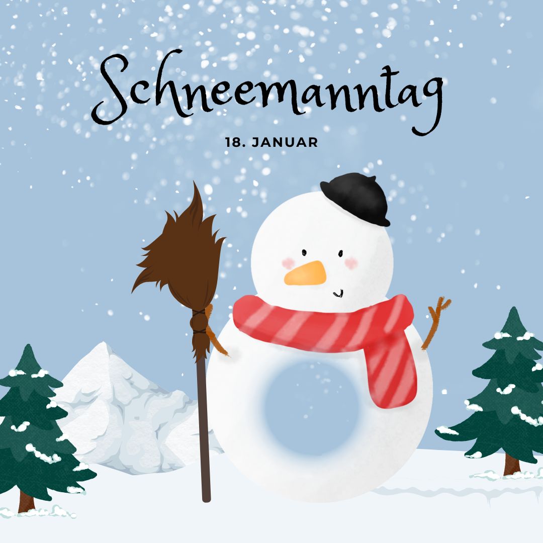 Seit 2010 findet jedes Jahr am 18. Januar der Welttag des Schneemanns statt. ☃️Grund dafür ist die Form des Schneemanns, denn 8️⃣ steht symbolisch für den Schneemann und 1️⃣ für seinen Besen.
Wie wär's mit deinem eigenen, virtuellen Schneemann?💻
#schneemanntag #programmieren #twlz