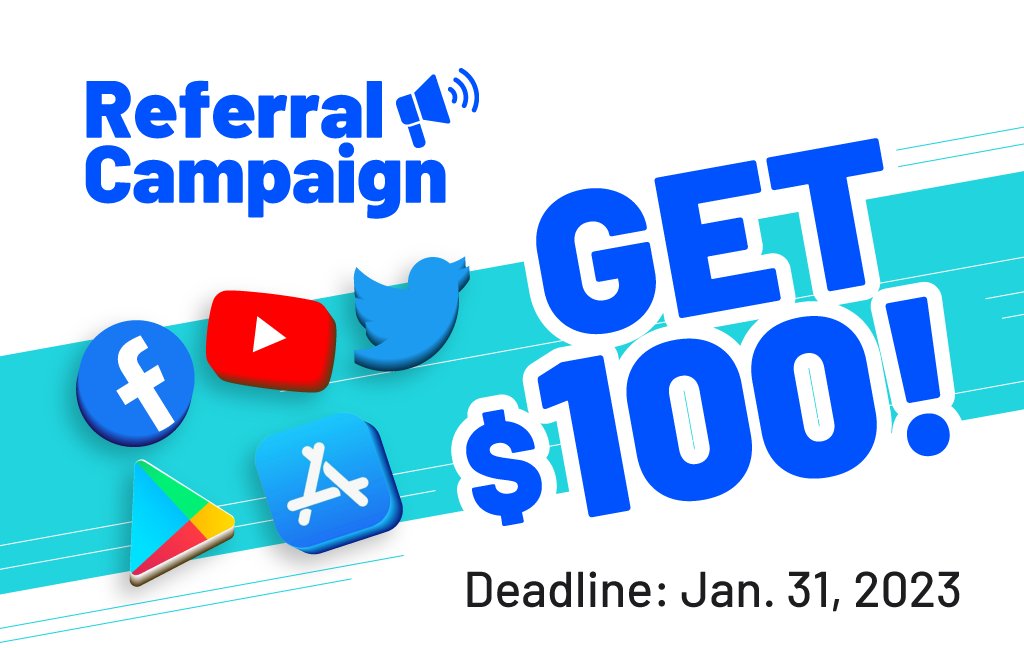 Get a $100 #crypto bonus for every new user who joins the SocialGood App with your referral link!
Share your link on social media for more bonuses👍

👉How to activate membership to get the bonuses: youtu.be/wymwbdpljQo

👉Share-to-Earn now:
📲socialgood.inc/app-dl/t/