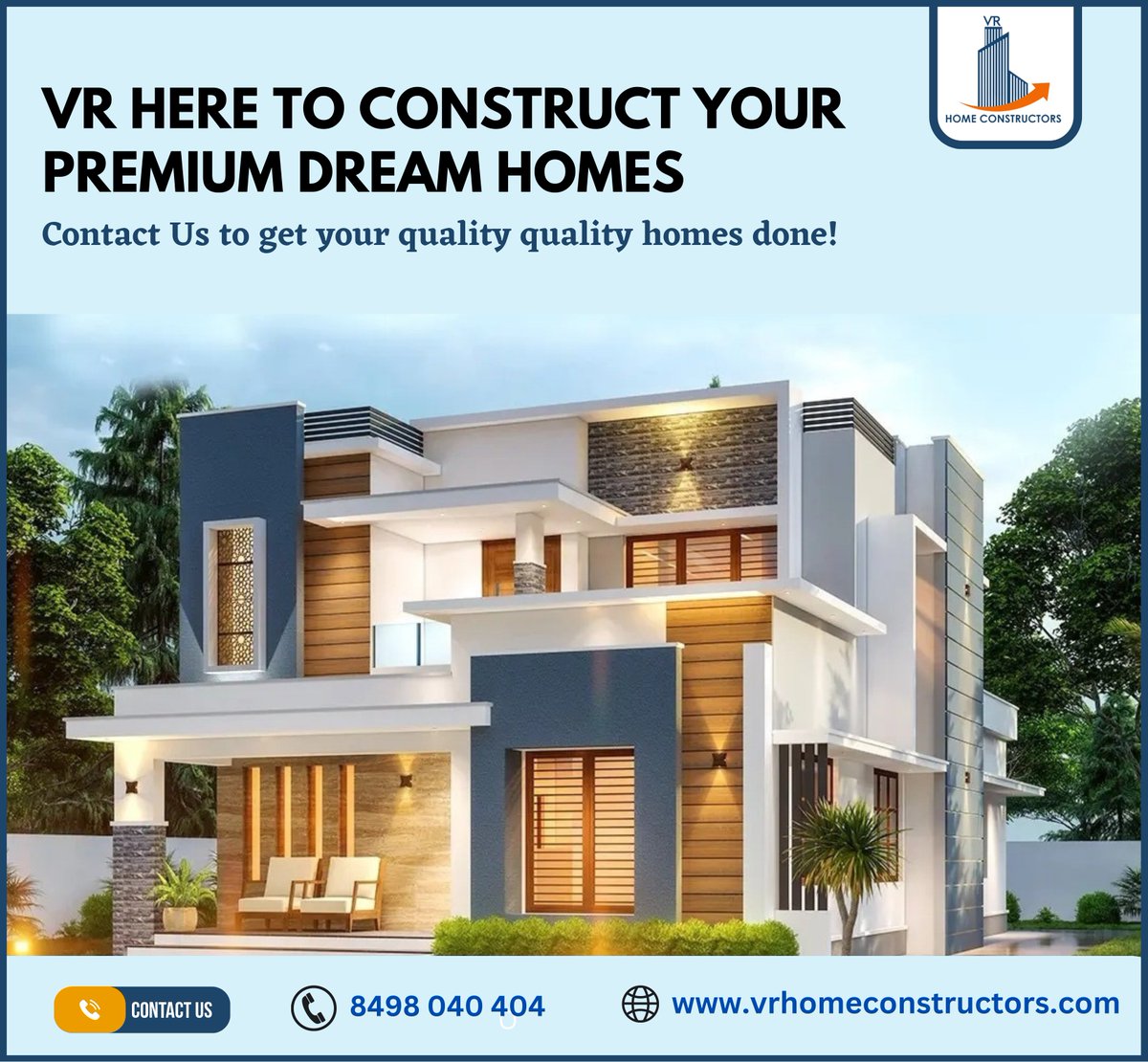 vrconstructors's tweet photo. VR Here to Construct Your Premium Dream Homes 
https://t.co/MyZc9uQytv | +91 84980 40404
#vrhomeconstructors #buildings #realestate #constructionmemes #dreamhome #concrete #civilengineeringlife #construction #interiors #civilengineeringquestions #vrgroups https://t.co/vzVWPq8l9w
