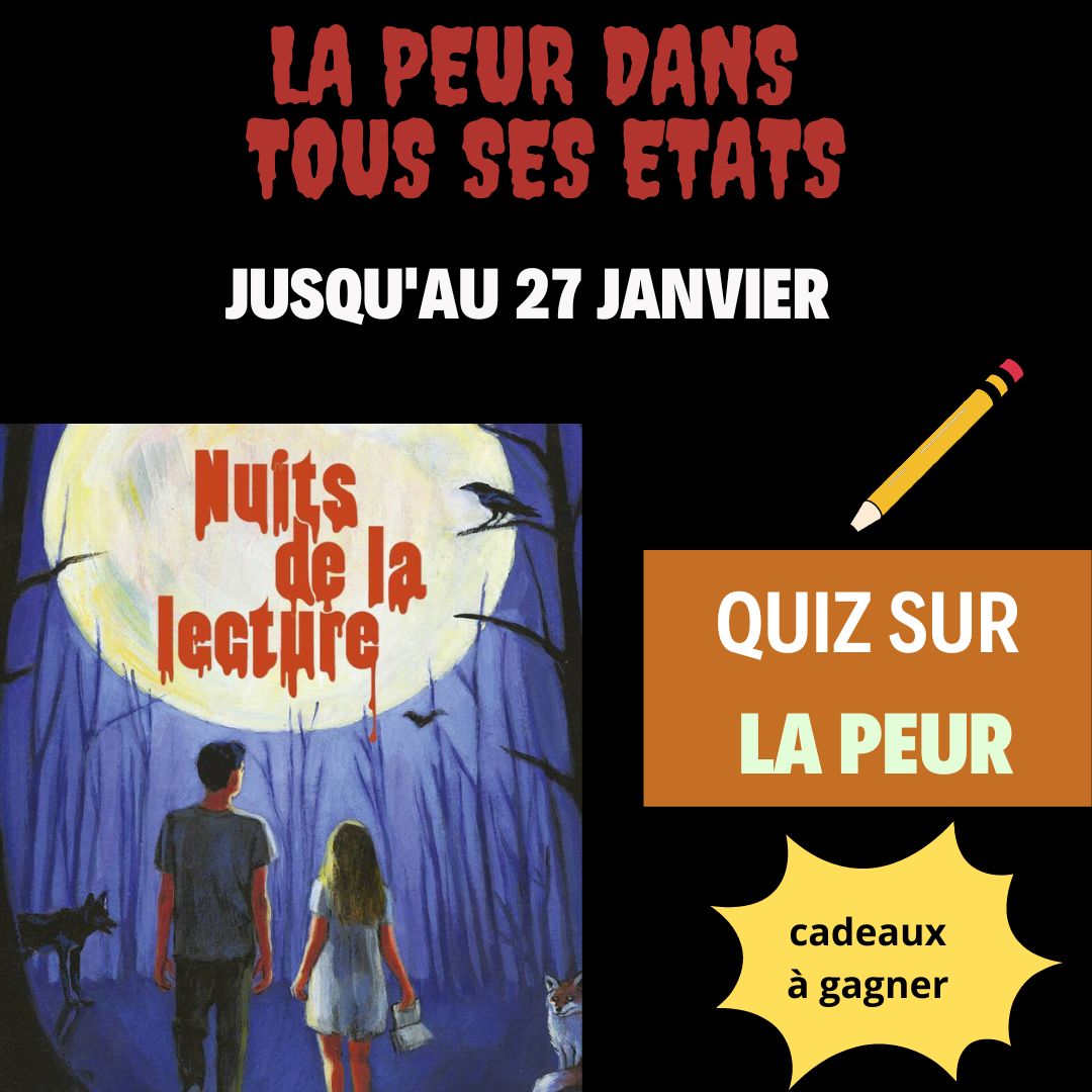 cdimonteil's tweet photo. A l'occasion des #NuitsDeLaLecture2023 le CDI propose une sélection de documents, une exposition ainsi qu'un Quiz sur le thème de la Peur. 
Venez relever le défi !😱 https://t.co/PnY10iua8s