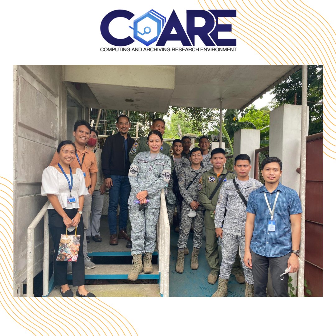 COARE_ASTI's tweet photo. Representatives of the Philippine Air Force Air Defense Command, 580th Aircraft Control and Warning Wing had the chance to visit and tour around the COARE Research Data Center and learned more about COARE services. https://t.co/6cnLAKOcFo