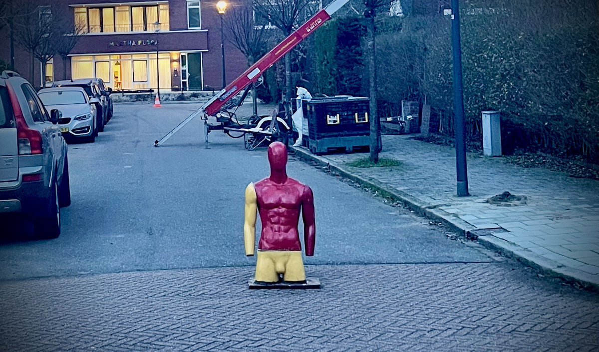 Wegafzetting Regentesselaan #oegstgeest 😂