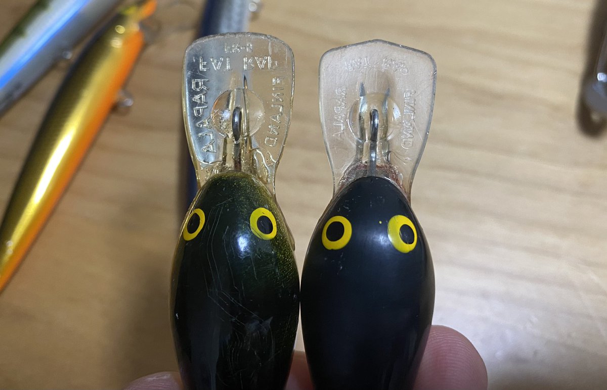WaterBillboard's tweet photo. 愛用してるFR5
なんで現行品は旧型のまるっこいリップから角ついてるリップに変えたんだろう
まるっこい方が動きが気持ちヌルヌルしてて好きなんだけどなぁ
#ラパラ #RAPALA #FATRAP https://t.co/pBTHZvySKe