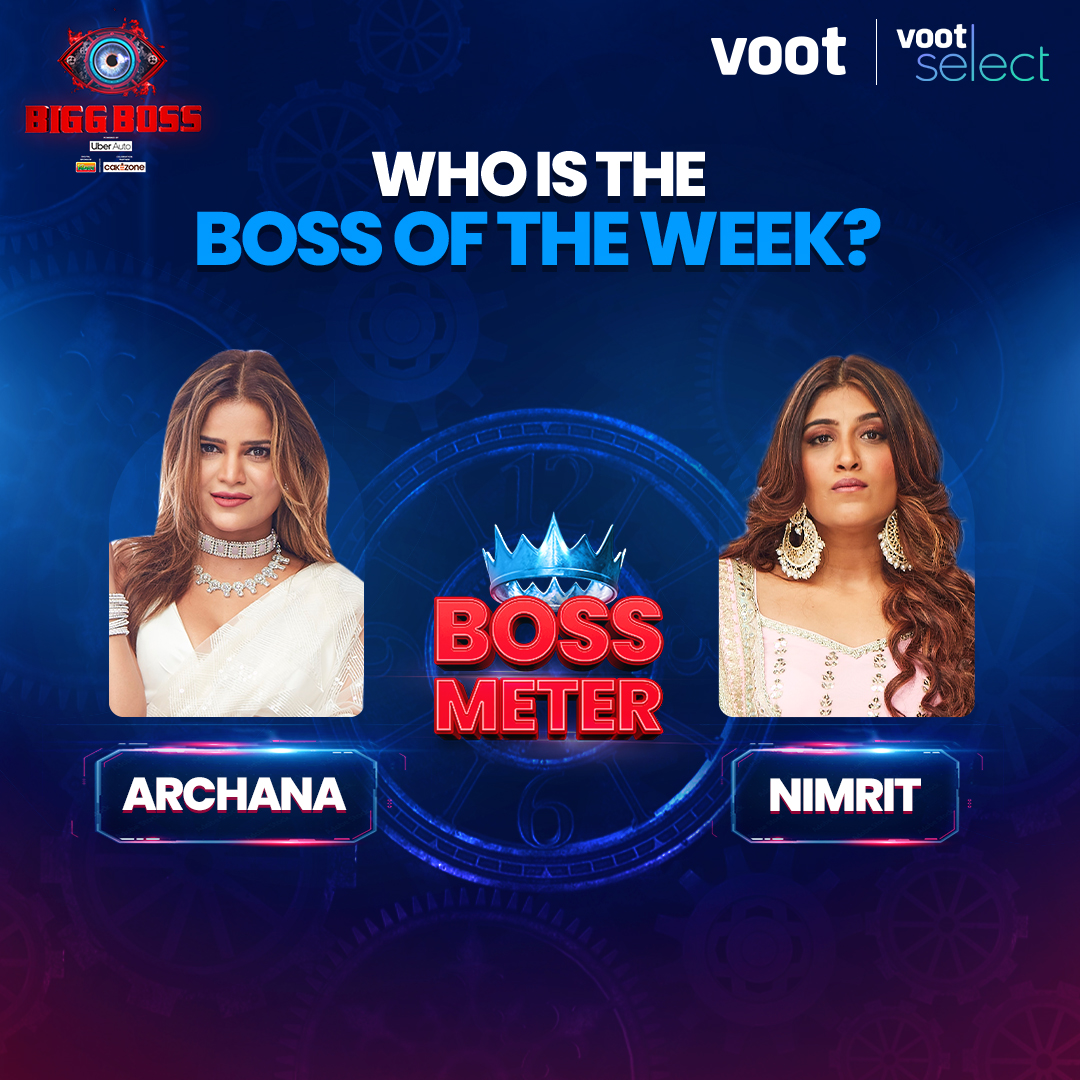 VootSelect's tweet photo. Time to make your favourite girl win❤️

Vote now👇🏻

#NimritIsTheBoss
#ArchanaIsTheBoss

#BossMeter #AsliFans #BiggBoss #BiggBoss16 #BiggBossOnVootSelect #BB16OnVS #BiggBoss24hrsLive #VootSelect #NimritAhluwalia #ArchanaGautam @BeingSalmanKhan @ColorsTV https://t.co/Lofy1GV96F