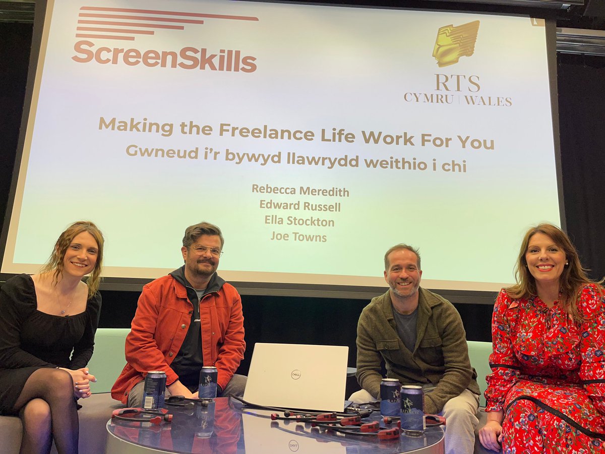 A huge thank you from our @UKScreenSkills team to all who attended our sessions in Cardiff yesterday @BBCAcademy #ProductionUnlocked. A great panel with @RTSCymruWales, a fab workshop thanks to @sgilcymrucyf plus a very busy networking session! Loved being part of it!