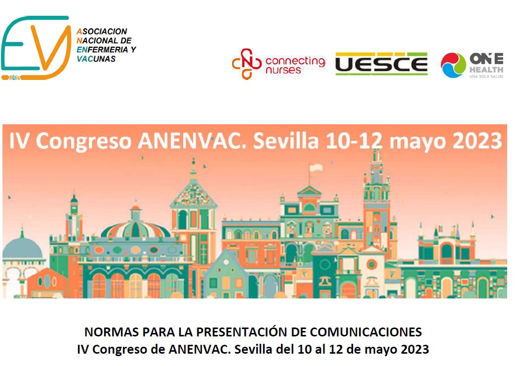 anenvac's tweet photo. Ye hemos publicado las Normas de Presentación de Comunicaciones al IV Congreso de ANENVAC, 10, 11 y 12 de mayo de 2023. @InmaCu19 @enfercecova @CGEnfermeria @AlenG1971 
https://t.co/OsL2FFdI2r https://t.co/rD2Yjw9Hev